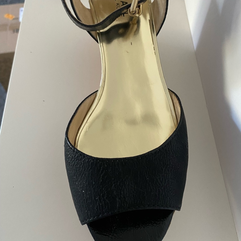 Michael Kors Black Platform Sandals